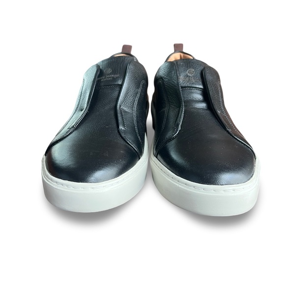Marc Joseph Black Leather Station Street Slip-On Sneaker Mens Size 10 Like New - Picture 9 of 14